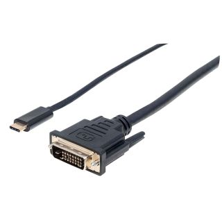 Manhattan USB-C - DVI kaapeli, 2m