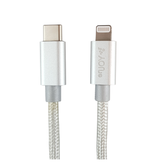 ENJOY punottu USB-C - Lightning Apple pikalatauskaapeli 2m