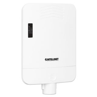 Intellinet Outdoor PoE-Powered 5-Port Gigabit Switch with PoE Passthrough / 4-Port PoE+ Extender