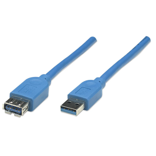 Manhattan SuperSpeed 10Gb/s USB-A 3.0 jatkojohto (3 metriä)